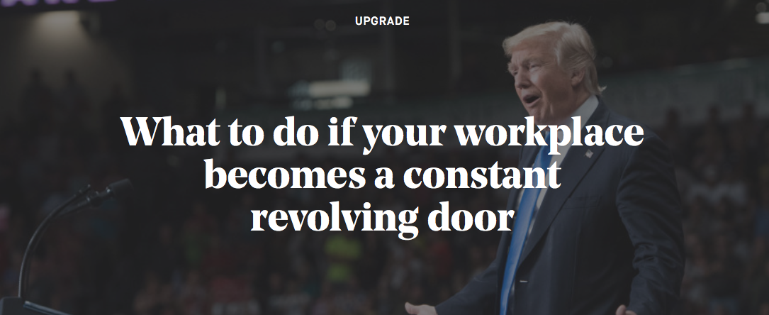 hat to do if your workplace becomes a constant revolving door